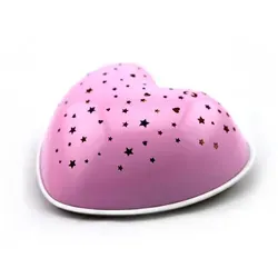 Niermann Solar Heart LED Nachtlicht 1W Rosa - Kinderlampen, energiesparendes LED-Nachtlicht im Herzdesign für eine beruhigende Schlafumgebung.