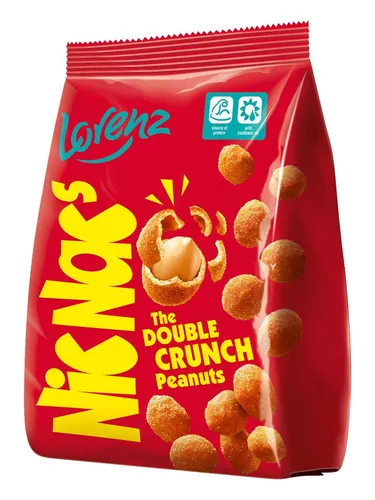 Nic Nac's Original 125g - Knackiger Knabberspaß - Erdnüsse mit einzigartigem Geschmack, ideal für den kleinen Hunger und mit kerniger Peanut-Power für extra Energie.