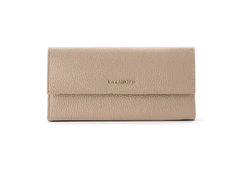 Lazarotti Geldbörse Bologna Leather, Leder in beige von Lazarotti