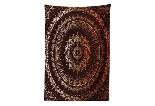 Abakuhaus Wandteppich aus Weiches Mikrofaser Stoff Für das Wohn und Schlafzimmer, rechteckig, Mandala Universum