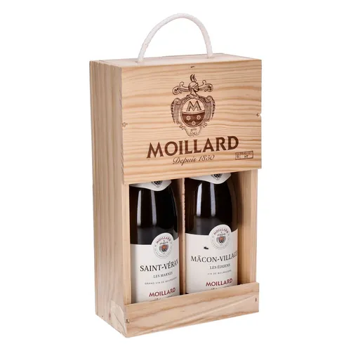 Moillard Geschenkset Saint-Véran Mâcon-Villages 2 x 0,75 L