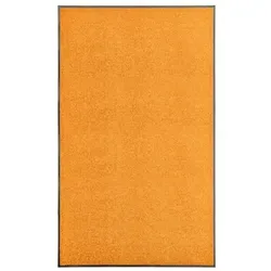 vidaXL Fußmatte Waschbar Orange 90x150 cm in orange von vidaXL