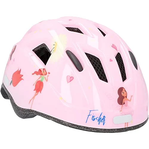 fischer Kinderfahrradhelm Plus Princess XS/S pink - Fahrradhelm für Kinder, bietet optimalen Schutz und stylisches Design für kleine Prinzessinnen.