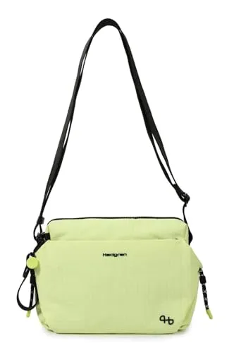 Hedgren Umhängetasche Medium Crossover - Moderne Umhängetasche im geometrischen Design, gefertigt aus recyceltem PET. Ideal für den Alltag, leicht und mit verstellbarem Schulterriemen für optimalen Tragekomfort.