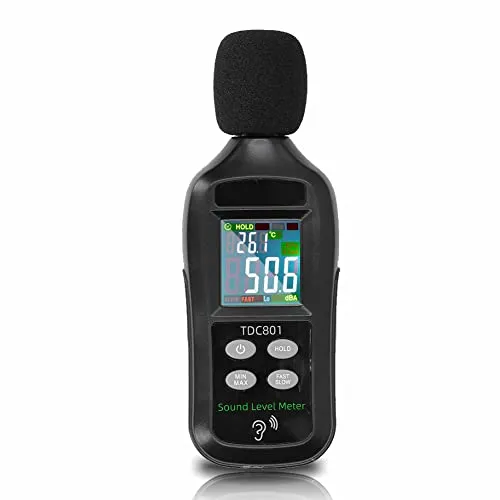 Dezibel-Messgerät Digitaler Schallpegelmesser 35-135 dB von Plyisty