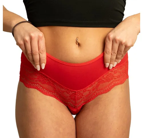 Benonetti Hipster Damen Baumwolle in rot von Benonetti