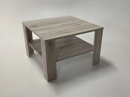 Möbel SD Couchtisch Jannes in Sandeiche Optik 67 x 67 cm - Stylischer Couchtisch in zeitloser Sandeiche Optik mit zusätzlicher Ablagefläche. Ideal für jedes Wohnzimmer und bietet Platz für Ihre Lieblingsdekoration.
