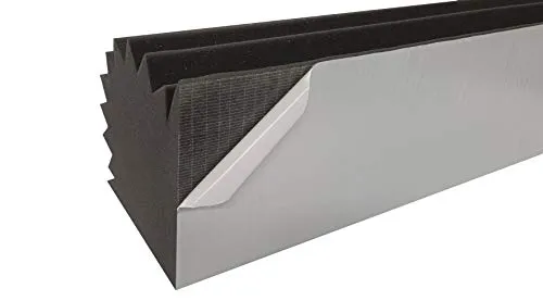 Alanpur® Bass Trap Lamellen Profil - (Selbstklebend ca. 100x20x20cm) - Absorber zur effektiven Raum Akustik