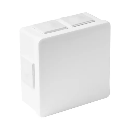 Abzweigkasten Aufputz-Feuchtraum 002-01 Verbindungsdose 80x80x32 m.Gummi Verschr