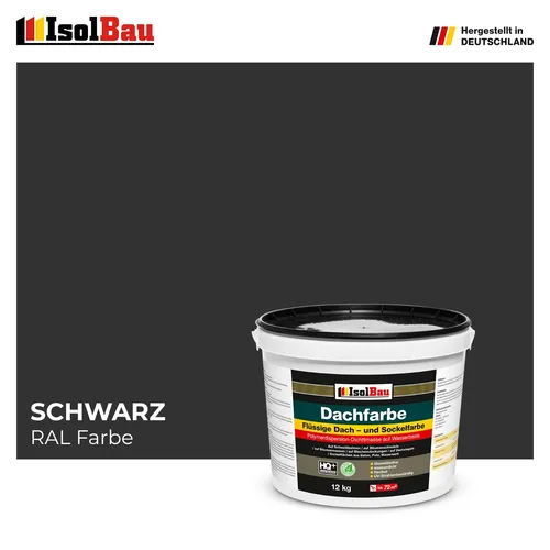 Dachfarbe Sockelfarbe Schwarz 12 kg