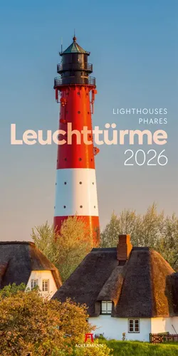 Leuchttürme Kalender 2026 von Ackermann Kunstverlag