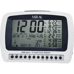 Mirac Ezan Saati Otomatik: Automatische Azan Uhr in grau von Mirac