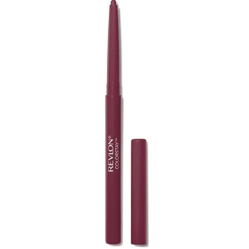 Revlon ColorStay Longwear Lip Liner, Face Makeup mit integriertem Anspitzer, langhaftende, satte Lippenfarben, glatter Auftrag, 665 Plum