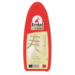Erdal-Rex GmbH Erdal 1-2-3 Glanz-Schwamm mit Bienenwachs, Im Nu Glanz für alle Glattleder ohne Nachpolieren, 1 Stück reicht für etwa 70 Anwendungen, farblos 104068