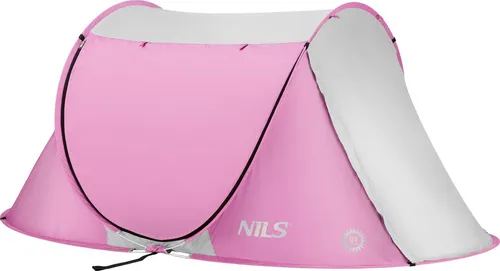 NILS NC3043 Selbstaufklappendes Strandzelt in Rosa von NILS