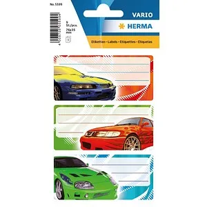HERMA Schuletiketten 5599 Tuning, 9 Etiketten (4008705055994)