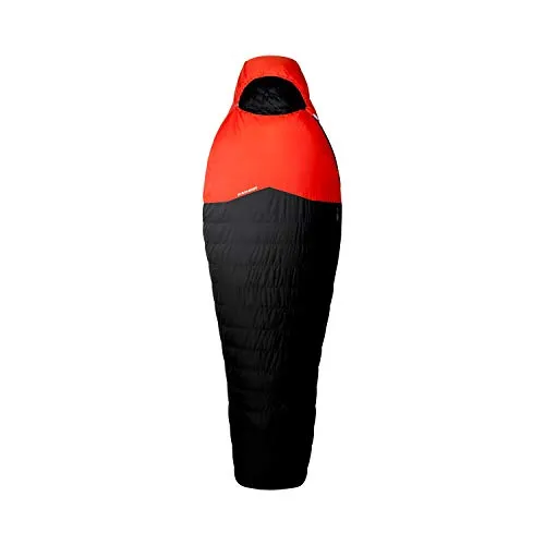 Mammut Nordic Down Spring Schlafsack links-Schwarz-195 - Schlafsack für kalte Nächte, mit hochwertiger Daunenfüllung für optimalen Komfort und Wärmeisolierung.