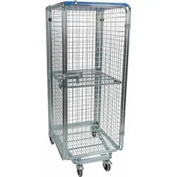 Nestbarer Rollbehälter ADB-E mit Diebstahlschutz, 500 kg Tragkraft