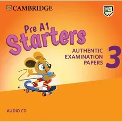 Pre A1 Starters 3: Audio-CD für authentische Prüfungen - Schulbücher & Lernhilfen - Enthält alle Audioaufnahmen für das Pre A1 Starters 3 Buch, ideal zur optimalen Prüfungsvorbereitung.
