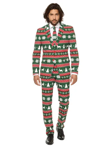 Opposuits Partyanzug Christmas in grün von OppoSuits