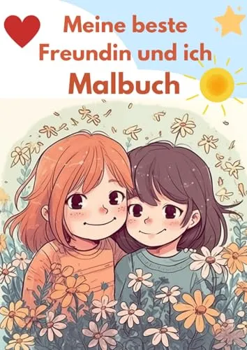 Meine beste Freundin und ich: Ein zauberhaftes Malbuch über Freundschaft