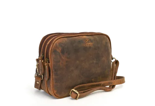 ALMADIH GEMMA Schultertasche Leder Damentasche - Elegante Umhängetasche für Damen, perfekt für jeden Anlass – GEMMA von ALMADIH mit 27 x 20 x 10 cm, stilvoll und vielseitig einsetzbar.