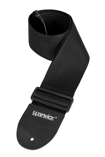 WARWICK Nylon Bass Strap - Black, 80 mm Width
