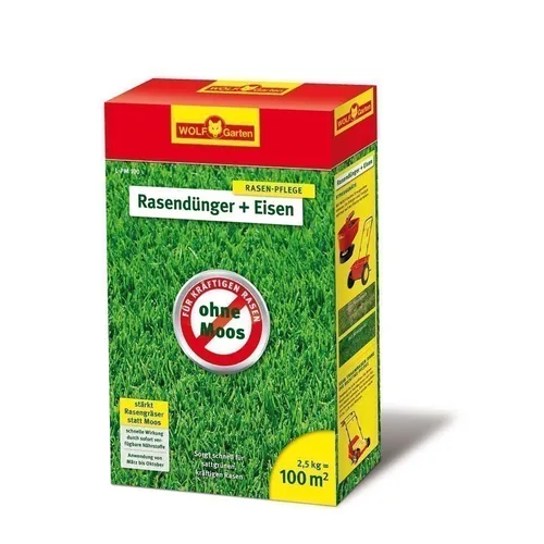 Wolf Garten Rasendünger plus Eisen L-PM 100 für 100m² von WOLF-Garten