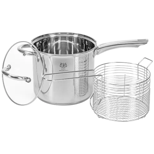KARL HAUSMANN Pommes Frites Topf 3,6L mit Sieb von Karl Hausmann