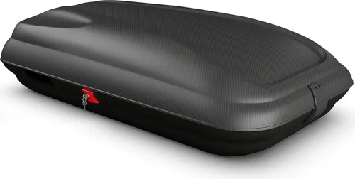 COSTWAY 250L Dachbox Auto, Dachkoffer abschließbar mit Zentralverriegelung, Schlüsseln & Gurten, Gepäckbox wasserdicht, Dachgepäckträger Schwarz