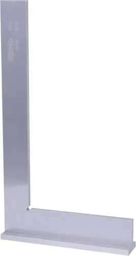 KS Tools 300.0286 Anschlagwinkel - Zimmermannswinkel nach DIN 875/2, perfekt für präzise Arbeiten im Maschinenbau mit geschliffenen Prüfflächen für höchste Genauigkeit.