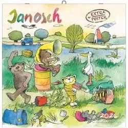 Janosch 2026 - Broschürenkalender 30x30 cm - Hochwertiger Wandkalender mit Platz für Notizen und zusätzlichem Poster, ideal für kreative Köpfe und als Geschenk.