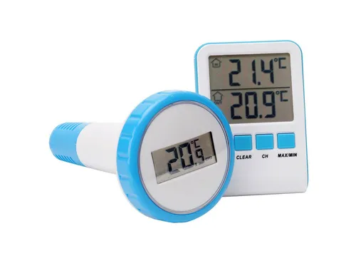 Casativo Digitales Funk-Schwimmthermometer für Pool und Teich