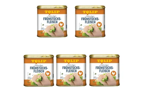TULIP Wurstkonserve 340g Hähnchen-Frühstücksfleisch Hähnchenfleisch (80), Original Dänische Delikatesse
