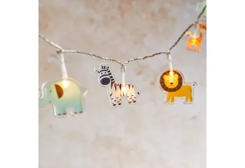 Lights4fun Safari-Lichterketten für Kinderzimmer von Lights4fun