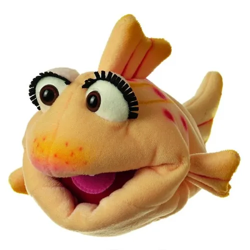 Living Puppets Handpuppe Flupsi kleiner Fisch 20 cm - Puppen & Spielsets, niedliche Handpuppe aus Stoff, ideal für fantasievolles Spielen und Geschichtenerzählen.