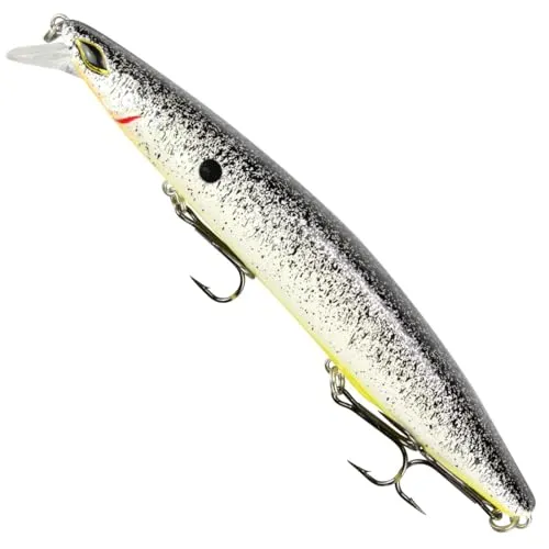 Seika Pro Wobbler Nightveit Junior Silent 12,5cm 19g - Hardbait, Farbe:White Fish