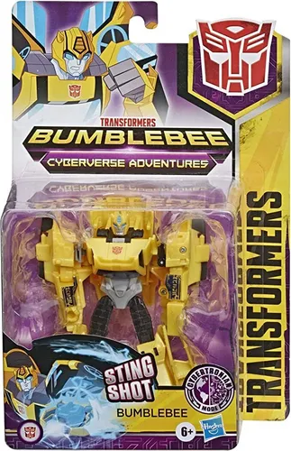 Transformers Bumblebee Cyberverse Adventures Action Attackers: Actionfigur des Transformers Bumblebee, Klasse Warrior, 5,4 Zoll