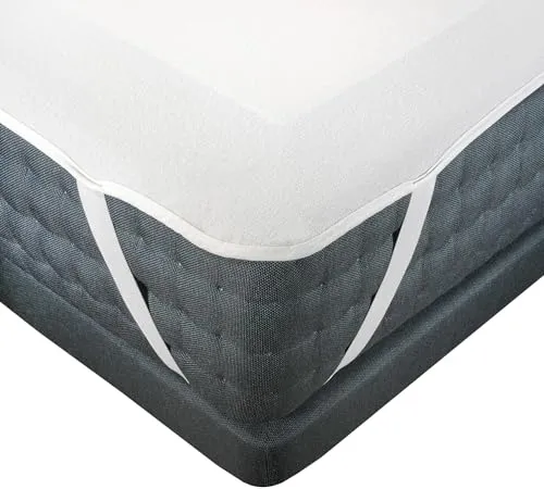 Beautex Matratzenschoner, wasserdicht atmungsaktiv, Inkontinenzunterlage Matratzenauflage Nässeschutz waschbar weiß (90x200 cm, 2 Stück)