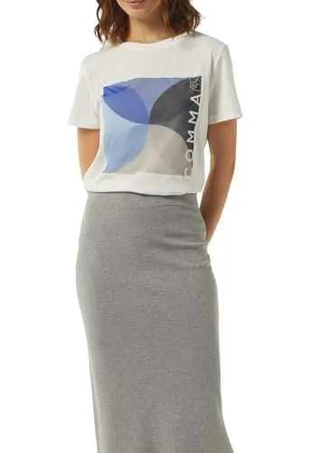 Comma Modisches T-Shirt mit Frontprint