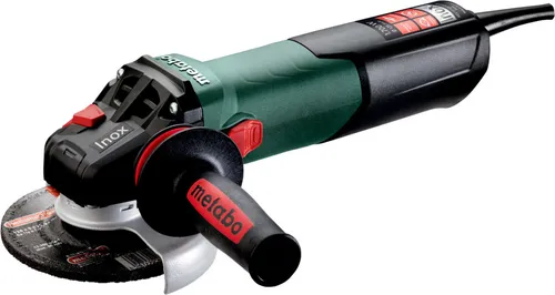 Metabo Winkelschleifer WEV 17-125 Quick Inox, 1700 Watt - Schleifmaschinen mit 125mm Scheibendurchmesser, ideal für Edelstahlbearbeitung dank starker Drehzahlregelung und vibrationsarmem Zusatzhandgriff.