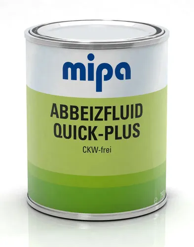 Mipa Abbeizfluid Quick-Plus CKW-frei,750 ml,Abbeizmittel,hochwertig,Lacke,Farben