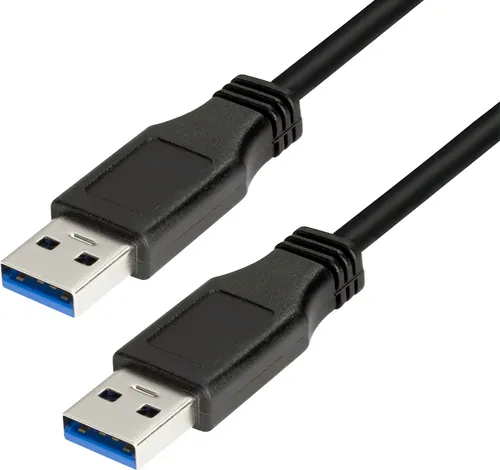 LogiLink USB 3.0 Kabel USB-A - USB-A Stecker 2,0 m,schwarz