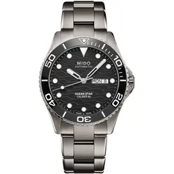 Mido Schweizer Uhr Automatik Ocean Star Titan Keramik - Schweizer Taucheruhr mit Automatik-Antrieb, 80 Std. Gangreserve und 20 bar Wasserdichtigkeit – ideal für Abenteuer und Alltag.