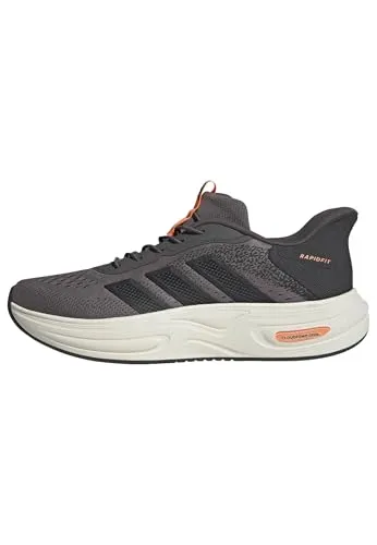 adidas Herren Cloudfoam CUXXION Schuhe, Charcoal/Carbon/Lucid Orange, 41 1/3 EU - Bequeme Herren Sneakers mit Cloudfoam-Dämpfung für optimalen Tragekomfort. Ideal für den Alltag, mit praktischer Fersenkappe für schnelles Anziehen.