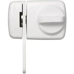 ABUS Tür-Zusatzschloss 7530 mit Sperrbügel - Türsicherungen mit besonders schmaler und solider Konstruktion für optimale Sicherheit, von außen mit Schlüssel und von innen mit Drehknauf schließbar.