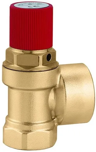 Caleffi Membran-Sicherheitsventil 1 Zoll x 1 1/4 Zoll 3 bar - Zubehör für Klima & Heizen, bietet zuverlässigen Schutz gegen Drucküberschreitung in Heizungsanlagen mit hochwertigem Pressmessing-Gehäuse.