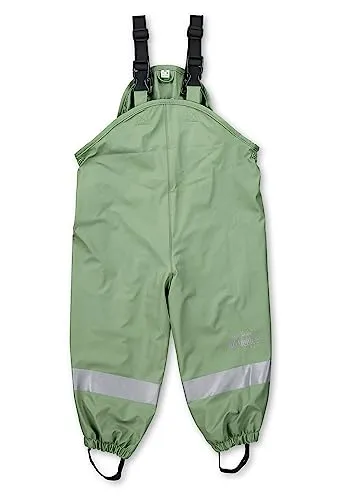 Sterntaler gefütterte Regenhose - Wasserdichte Matschhose für Kinder - Regenhose für Jungen und Mädchen, gefüttert und ideal für Wind und Wetter. Mit verschweißten Nähten und elastischen Hosenträgern für optimalen Halt und Komfort.