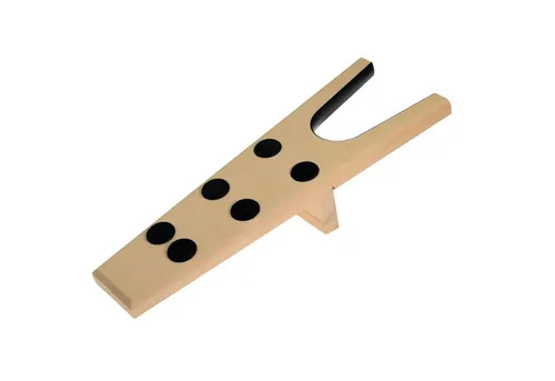 TelMo Stiefelknecht Stiefelknecht Gummi mit Fersenkante & Noppen 1a Buchenholz Quersteg