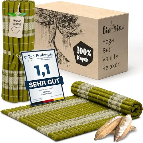 livasia Rollmatte Rollmatratze L breit bequem in grün von livasia